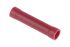 RS PRO Butt Wire Splice Connector, Red, Insulated, Tin 22 → 16 AWG