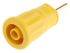 Hirschmann Test & Measurement Yellow Female Test Socket, Solder Termination, 24A, 1000V ac/dc, Gold Plating