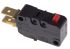 Omron Pin Plunger Actuated Micro Switch, Tab Terminal, 16 A @ 250 V ac, SPDT-NO/NC, IP40