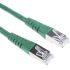Roline Green Cat6 Cable, S/FTP, Male RJ45/Male RJ45, Terminated, 15m