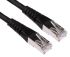 Roline Cat6 Male RJ45 to Male RJ45 Ethernet Cable, S/FTP, Black PVC Sheath, 15m