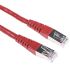 Roline Red Cat6 Cable, S/FTP, Male RJ45/Male RJ45, Terminated, 20m