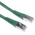 Roline Green Cat6 Cable, S/FTP, Male RJ45/Male RJ45, Terminated, 20m