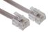 Roline Grey 6m Telephone Extension Cable RJ11 to RJ11 Unshielded