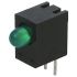 今台電子 绿色LED电路板指示灯, 1灯珠, 通孔安装, 2针