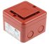 e2s Sonora Series Red 10-Tone Electronic Sounder, 18 → 30 V dc, 100dB at 1 Metre, Surface Mount, IP66