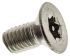 RS PRO Plain Flat Stainless Steel Tamper Proof Security Screw, M3 x 6mm