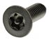 RS PRO Plain Flat Stainless Steel Tamper Proof Security Screw, M4 x 12mm