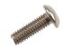 RS PRO Plain Button Stainless Steel Tamper Proof Security Screw, M4 x 12mm