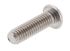 RS PRO Plain Button Stainless Steel Tamper Proof Security Screw, M6 x 20mm