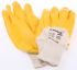 BM Polyco Nitron Beige Cotton General Purpose Work Gloves, Size 9, Large, Nitrile Coating