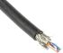 HARTING Cat5 Ethernet Cable, SF/UTP Shield, Black PVC Sheath, 20m