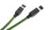 HARTING Cat5 Straight Male RJ45 to Straight Male RJ45 Ethernet Cable, U/FTP, Green PVC Sheath, 5m