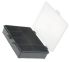 Raaco 6 Cell Black PP Compartment Box, 40mm x 179mm x 151mm