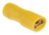 RS PRO Yellow Insulated Female Spade Connector, Receptacle, 6.35 x 0.8mm Tab Size, 4mm² to 6mm²