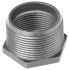 Georg Fischer Galvanised Malleable Iron Fitting, Straight Reducer Bush, Male BSPT 1-1/2in to Female BSPP 1-1/4in