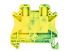 Zemnicí modulární svorkovnice, řada: UT 2.5-PE Zelená/žlutá, Zašroubování