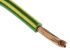 RS PRO Green/Yellow 10 mm² Tri-rated Cable, 8 AWG, 72/0.4 mm, 100m, PVC Insulation
