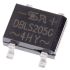 Taiwan Semiconductor Brückengleichrichter, 1-phasig 2A 600V SMD 1.15V DBLS 4-Pin 10μA Siliziumverbindung