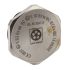 Lapp Blanking Plug, M32, Nickel Plated Brass, 39.6mm Diameter, Threaded
