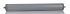 Bosch Rexroth Plast Transportbåndsrulle, Rund akseltap, Dia.40mm x 325mm, samlet længde: 346mm
