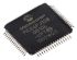 Microchip Mikrocontroller PIC24FJ PIC 16bit SMD 128 KB TQFP 64-Pin 32MHz 16 KB RAM USB
