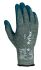 Ansell HyFlex 11-501 Blue Kevlar Work Gloves, Cut Resistant, Heat Resistant, Size 9, Large, Nitrile Coating