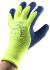 Ansell Powerflex Yellow Acrylic Heat Resistant Work Gloves, Size 8, Medium, Latex Coating