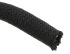 RS PRO Braided PET Black Cable Sleeve, 7mm Diameter, 3m Length