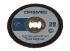 Disco de corte Medio de Óxido de Aluminio Dremel, P60, diám. 38mm x 1.12mm, RPM máx. 35000rpm