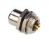 TE Connectivity Circular Connector, 4 Contacts, Panel Mount, M12 Connector, Socket, Female, IP67, M12 Series