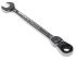 Facom Combination Ratchet Spanner, 8mm, Metric, Double Ended, 127 mm Overall