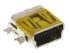 Molex USB csatlakozó Nő Derékszögű, Felületszerelt, verzió: 2.0, 30.0 V, 1.0A, On-The-Go sorozat