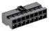 Carcasa de conector Amphenol ICC 90311-016LF, Serie Minitek Pwr, paso: 2mm, 16 contactos, 2 filas, Recto, Montaje de