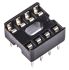 ASSMANN WSW 2.54mm Pitch Vertical 8 Way, Through Hole Stamped Pin Open Frame IC Dip Socket, 1A