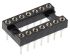 ASSMANN WSW 2.54mm Pitch Vertical 14 Way, Through Hole Turned Pin Open Frame IC Dip Socket, 3A