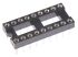 ASSMANN WSW 2.54mm Pitch Vertical 18 Way, Through Hole Turned Pin Open Frame IC Dip Socket, 3A
