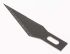 Weller Xcelite Fine Point Diagonal Safety Knife Blade, 5 per Package