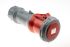 MENNEKES, PowerTOP Plus IP67 Red Cable Mount 3P+N+E Industrial Power Socket, Rated At 64A, 400 V