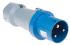 ipari tápcsatlakozó (Kék) PowerTOP sorozat Kábelre szerelhető Férfi, 2P + E, 64A, 230 V, IP44