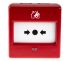 Eaton ABS Rot Brandmelder, Glasbruch, Meldestelle für Feueralarm, T 53 mm, B 87mm