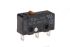 Omron Pin Plunger Actuated Micro Switch, Solder Terminal, 10.1 A @ 250 V ac, SPDT-NO/NC, IP40