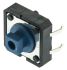 Blue Plunger Tactile Switch, SPST-NO 50 mA @ 24 V dc 3mm