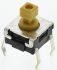 Plunger Tactile Switch, SPST-NO 50 mA @ 24 V dc 3.9mm
