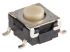 Button Tactile Switch, SPST-NO 50 mA @ 24 V dc 0.8mm Through Hole