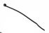 HellermannTyton Cable Tie, 100mm x 2.5 mm, Black Nylon, Pk-100