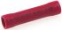 JST, FVC Butt Splice Connector, Red, Insulated 22 → 16 AWG