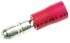 JST, FVDAGM Insulated Male Crimp Bullet Connector, 0.25mm² to 1.65mm², 22AWG to 16AWG, 4mm Bullet diameter, Red