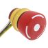 EAO 84 Series Red Emergency Stop Push Button, SPDT, 22.5mm Cutout, Panel Mount, IP65