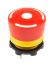 EAO 84 Series Red Emergency Stop Push Button, 2NC, 22.5mm Cutout, Panel Mount, IP65
